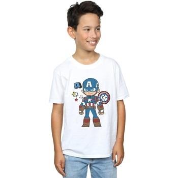 T-shirt enfant Marvel Captain America Sketch