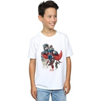 T-shirt enfant Marvel Falcon Evolution