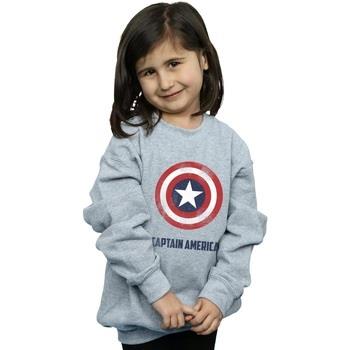 Sweat-shirt enfant Marvel Captain America Shield Text