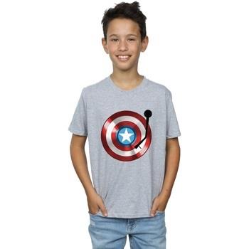 T-shirt enfant Marvel Captain America Turntable