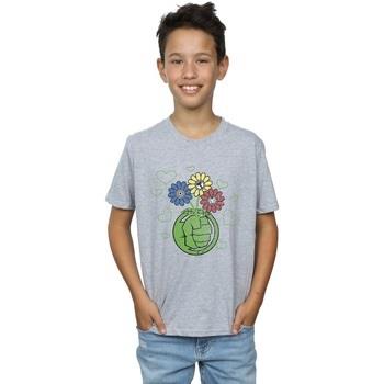 T-shirt enfant Marvel Hulk Flower Fist