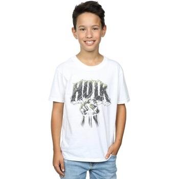 T-shirt enfant Marvel Hulk Punch Logo