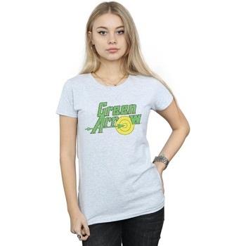 T-shirt Dc Comics Green Arrow Crackle Logo