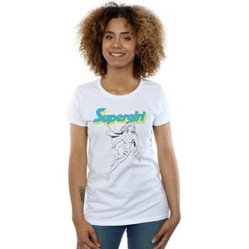 T-shirt Dc Comics Supergirl Mono Action Pose