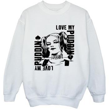 Sweat-shirt enfant Dc Comics Suicide Squad Harley Love Puddin