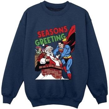 Sweat-shirt enfant Dc Comics Superman Santa Comic