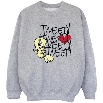 Sweat-shirt enfant Dessins Animés Tweety Love Heart