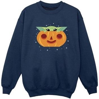 Sweat-shirt enfant Disney The Mandalorian Grogu Pumpkin