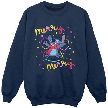 Sweat-shirt enfant Disney Lilo Stitch Merry Rainbow