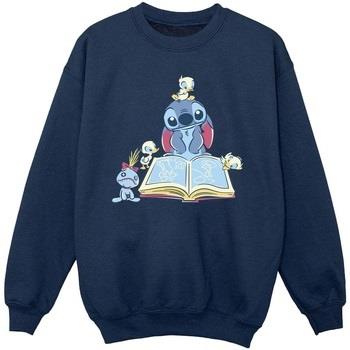 Sweat-shirt enfant Disney Lilo Stitch Reading A Book
