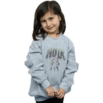 Sweat-shirt enfant Marvel Hulk Punch Logo