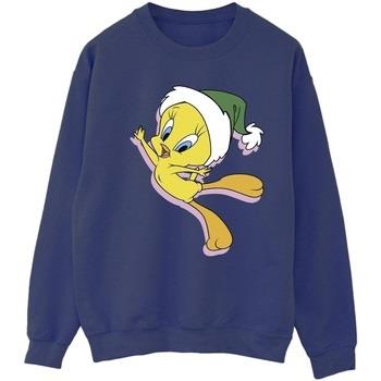 Sweat-shirt Dessins Animés Tweety Christmas Hat