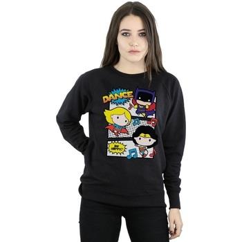 Sweat-shirt Dc Comics Chibi Super Friends Dance