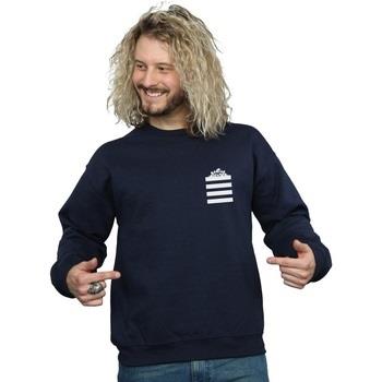 Sweat-shirt Dessins Animés Taz Stripes Faux Pocket