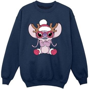 Sweat-shirt enfant Disney Lilo Stitch Angel Reindeer