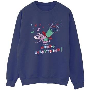 Sweat-shirt Disney Lilo And Stitch Angel Merry Everything