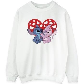 Sweat-shirt Disney Lilo Stitch Hearts