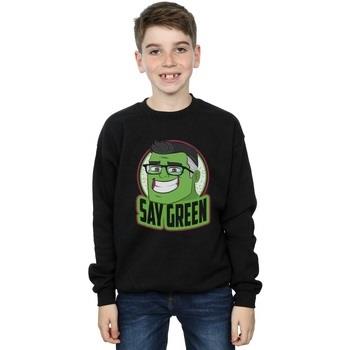 Sweat-shirt enfant Marvel Avengers Endgame Hulk Say Green