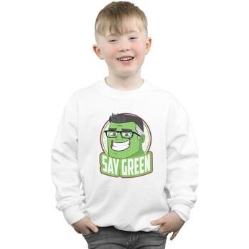 Sweat-shirt enfant Marvel Avengers Endgame Hulk Say Green