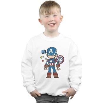 Sweat-shirt enfant Marvel Captain America Sketch