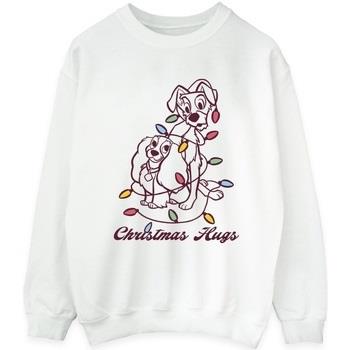 Sweat-shirt Disney Lady And The Tramp Christmas Hugs