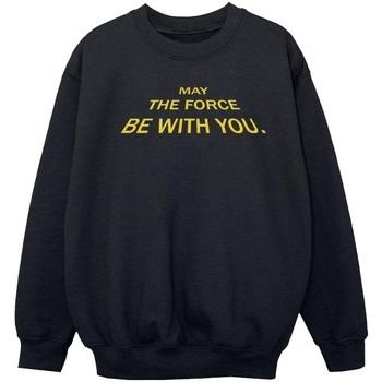 Sweat-shirt enfant Disney May The Force Opening Crawls