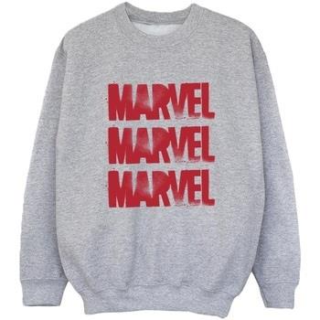 Sweat-shirt enfant Marvel Red Spray Logos