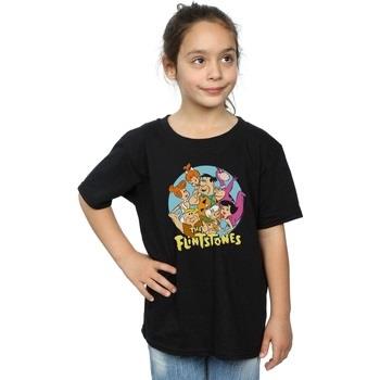 T-shirt enfant The Flintstones Group Circle