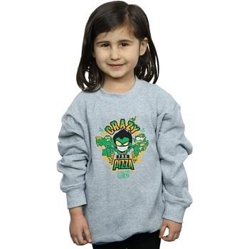 Sweat-shirt enfant Dc Comics Teen Titans Go Crazy For Pizza