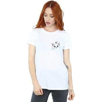 T-shirt Disney Classics Marie Face Pocket