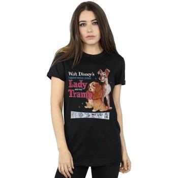 T-shirt Disney Lady And The Tramp Distressed Classic Poster