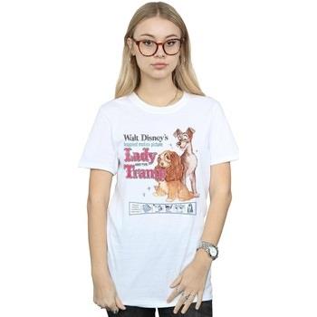 T-shirt Disney Lady And The Tramp Distressed Classic Poster