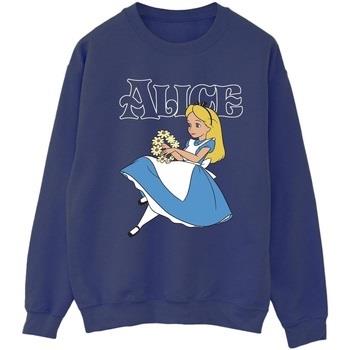 Sweat-shirt Disney Alice In Wonderland Flowers