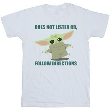 T-shirt enfant Disney The Mandalorian Does Not Listen