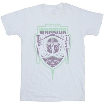 T-shirt enfant Disney The Mandalorian Fierce Warrior