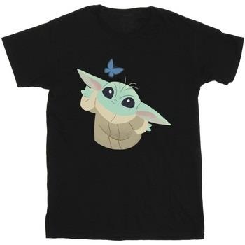 T-shirt enfant Disney The Mandalorian Butterfly Catching