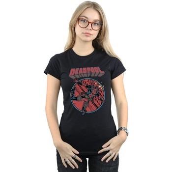 T-shirt Marvel Deadpool Flying