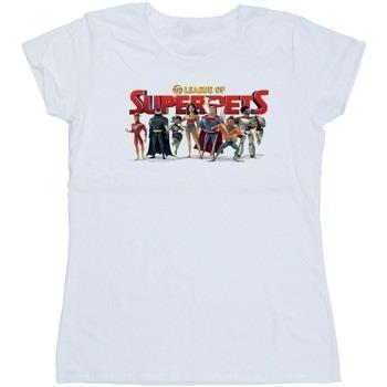 T-shirt Dc Comics DC League Of Super-Pets Group Logo