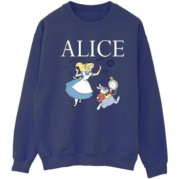 Sweat-shirt Disney Alice In Wonderland Follow The Rabbit