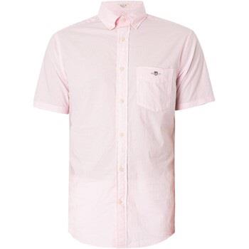 Chemise Gant Chemise à manches courtes en popeline standard