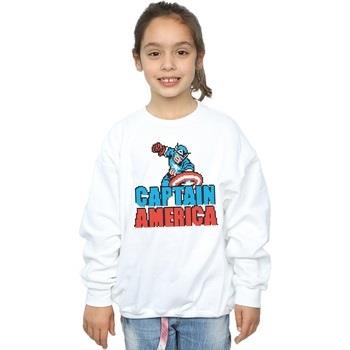 Sweat-shirt enfant Marvel Captain America Pixelated