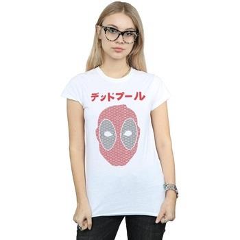 T-shirt Marvel Deadpool Japanese Seigaiha Head