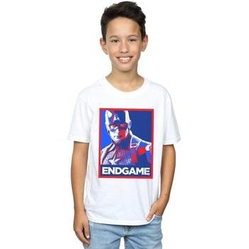 T-shirt enfant Marvel Avengers Endgame Captain America Poster