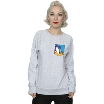 Sweat-shirt Dessins Animés Road Runner Face Faux Pocket