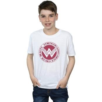 T-shirt enfant Dc Comics Wonder Woman Beauty Strength Love