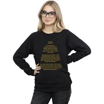 Sweat-shirt Disney The Last Jedi Opening Crawl