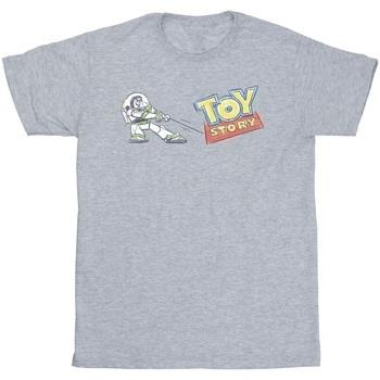 T-shirt enfant Disney Toy Story Buzz Pulling Logo