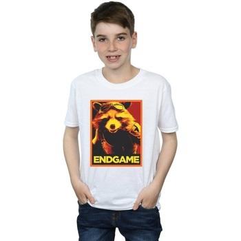 T-shirt enfant Marvel Avengers Endgame Rocket Poster