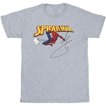 T-shirt enfant Marvel Spider-Man With A Book