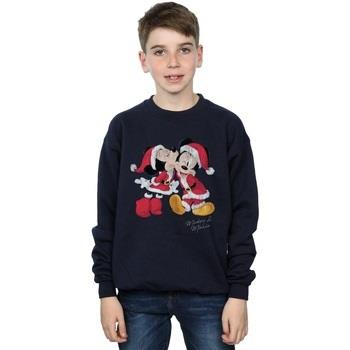 Sweat-shirt enfant Disney Mickey And Minnie Christmas Kiss